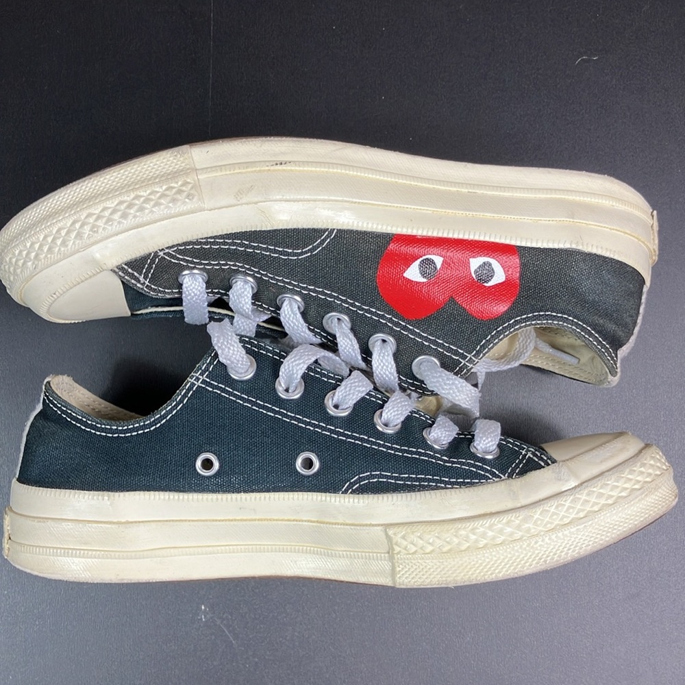 Converse x Comme Des Garçons Play Chuck 70 Low Sneaker Shoes Unisex M 6 / W 8 - Picture 9 of 13